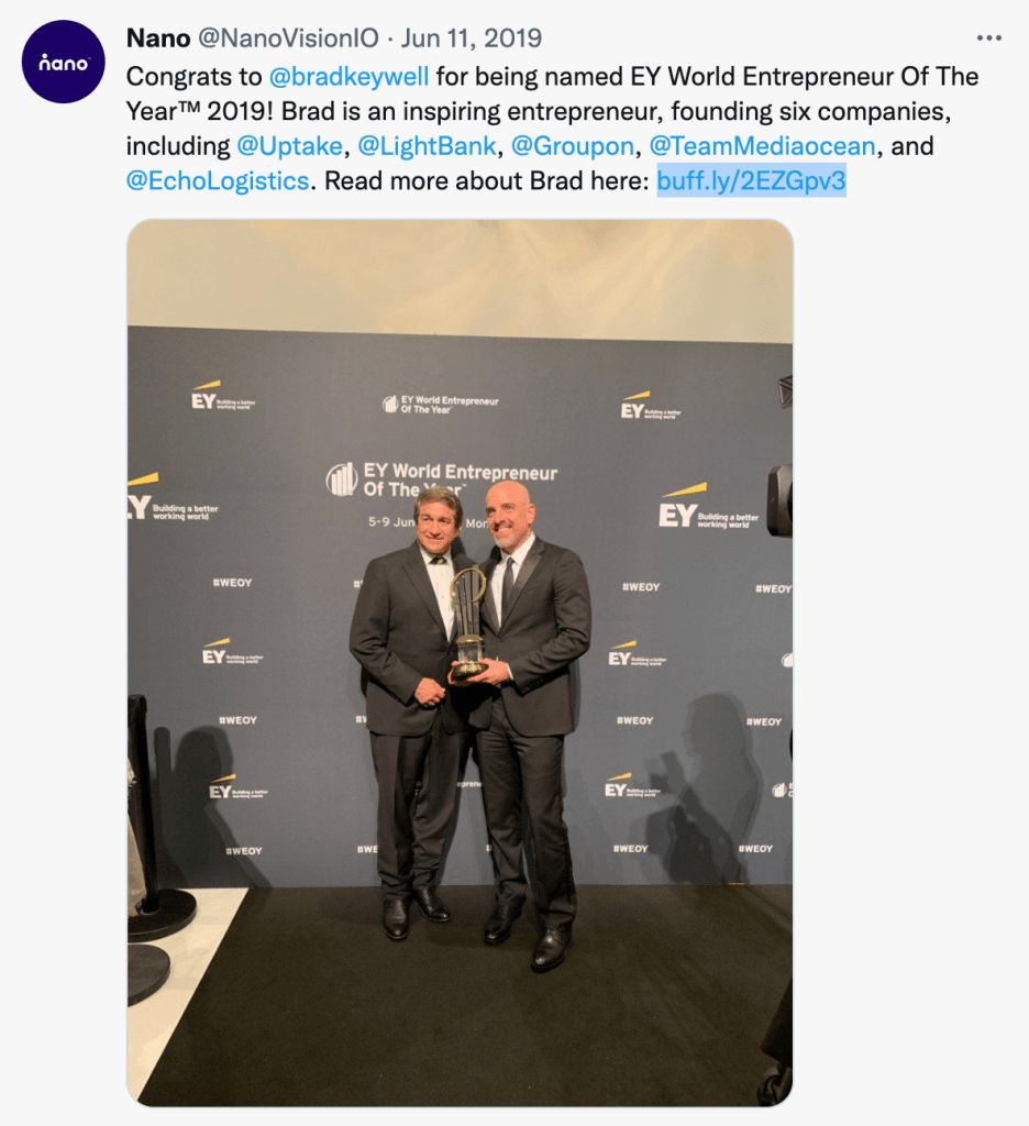 Ernst & Young – EY Entrepreneur of the Year list of Steve Papermaster enablers